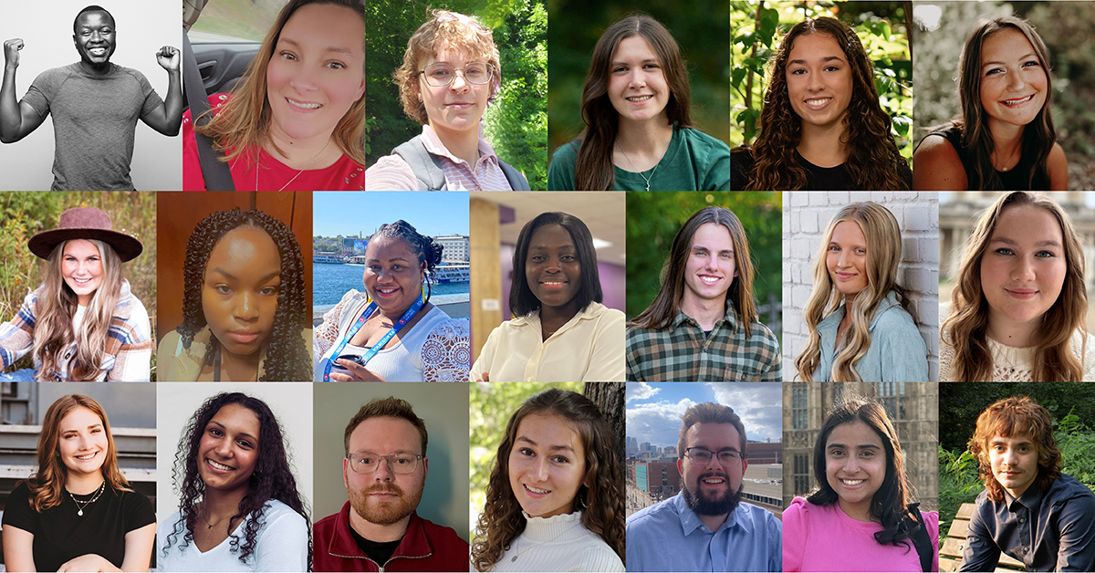 Headshots of the Scholarship Recipients