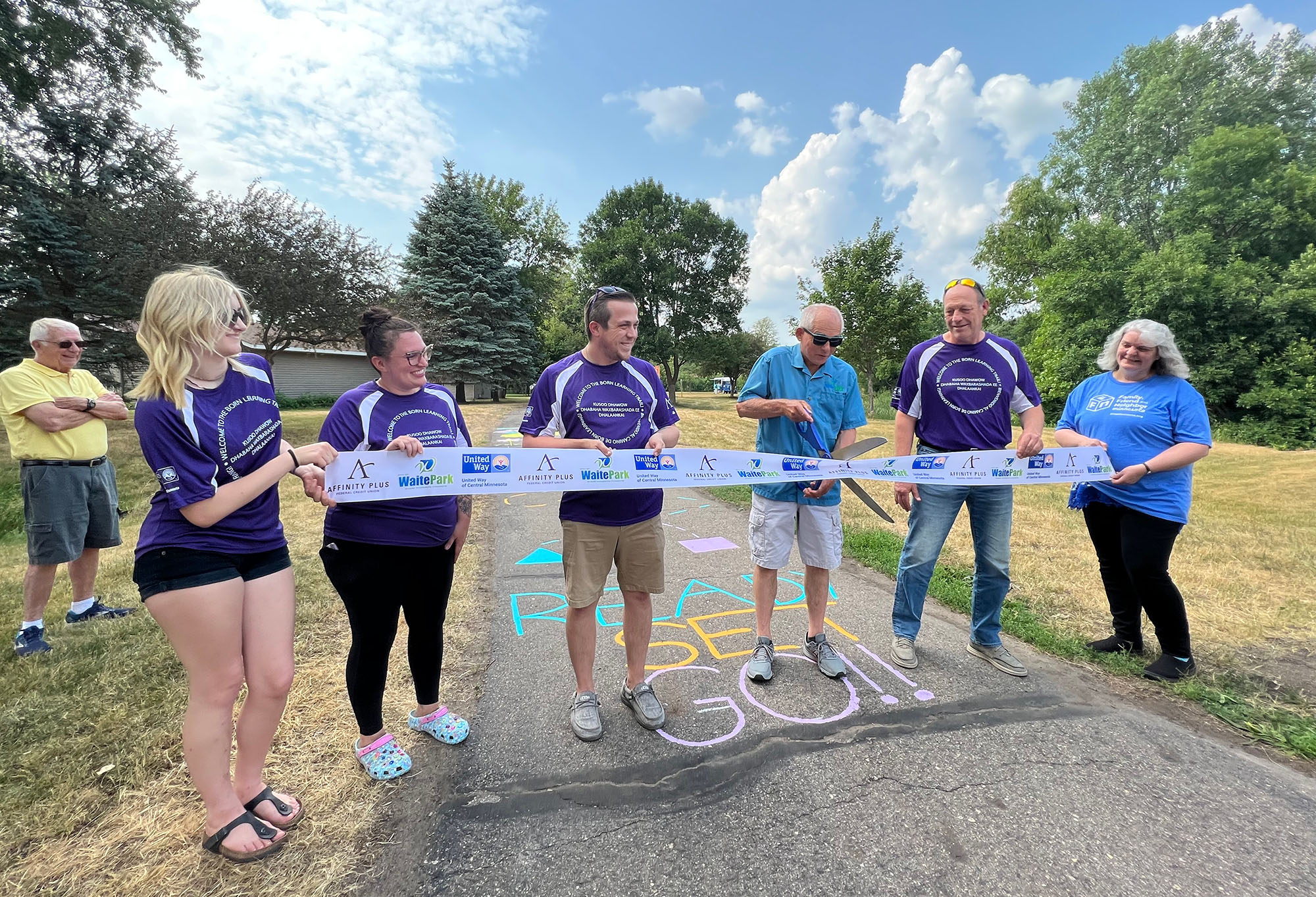 Ribbon cutting of the Born Learn Trail in St. Cloud