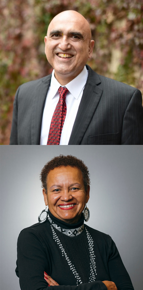 Headshots of new board members, Robyn Cousin & Joe Khawaja